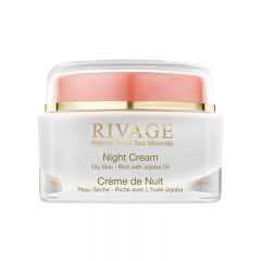 night cream with jojoba | rivage natural dead sea minerals skincare 

